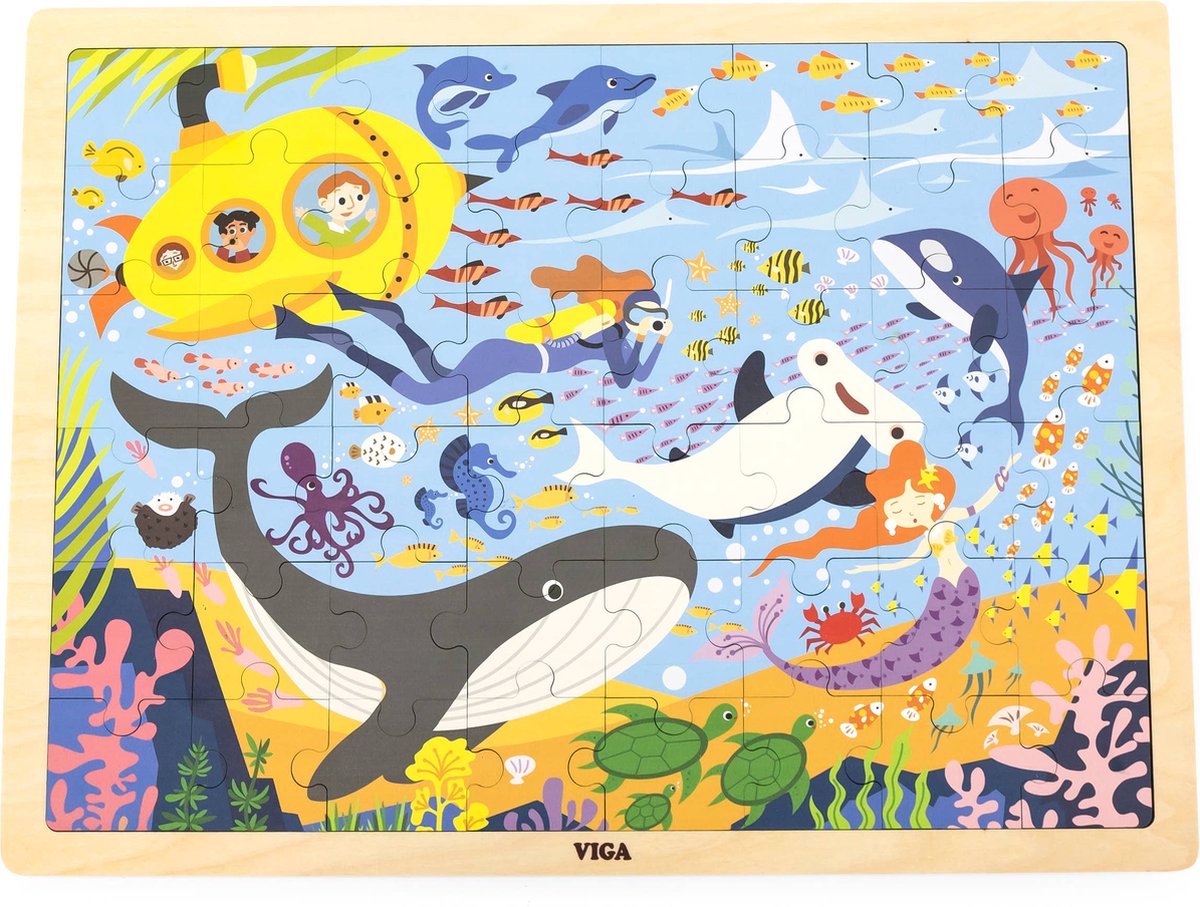 48 pcs Wooden Puzzle - Various (3Y+)