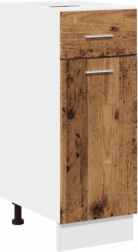 VidaXL Schubunterschrank Hochglanz-Weiß 80x46x81,5 Produktbild-Vorschau 7