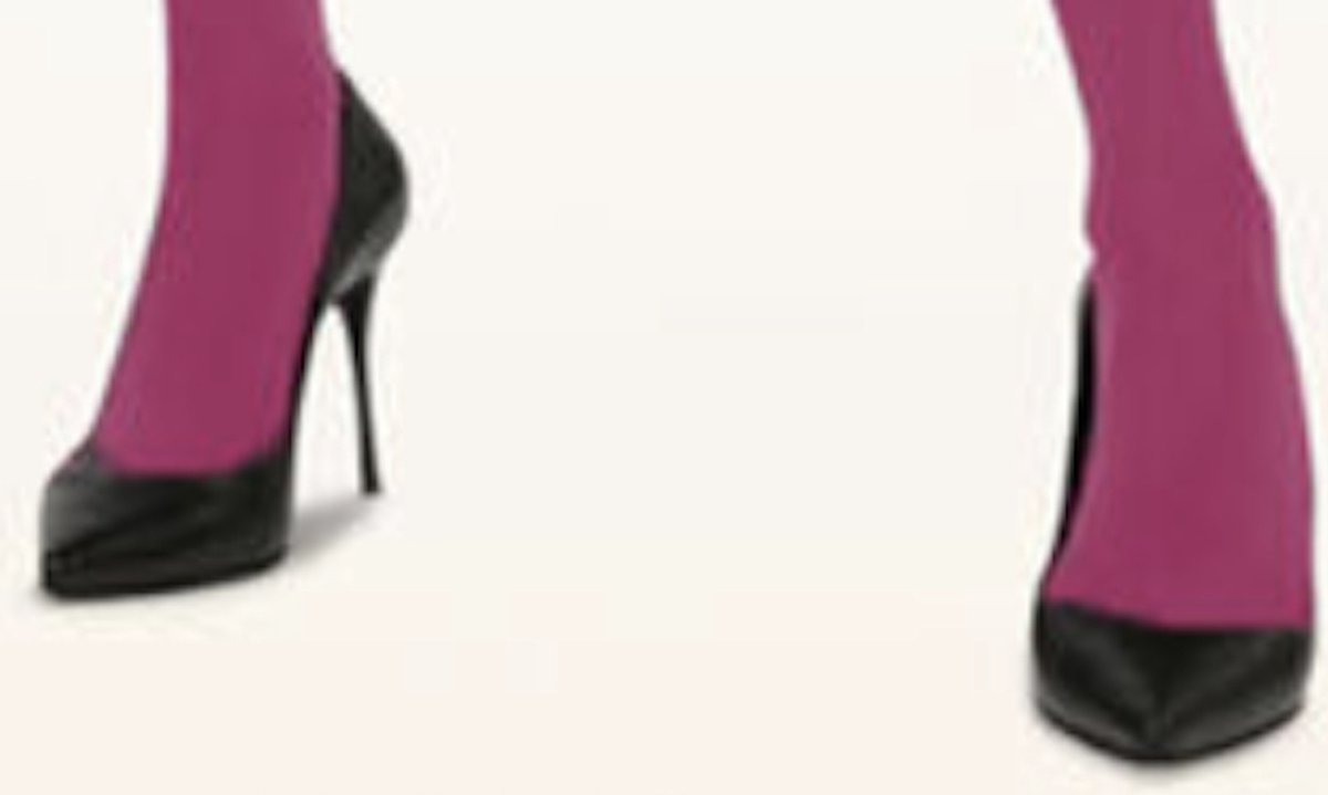 Wolford velvet 66 den panty sokjes maat M wild azalea