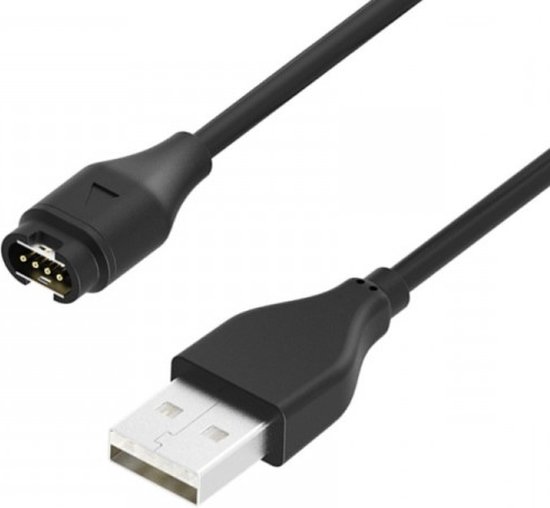 By Qubix Convient pour Garmin Watch Charger - Câble de chargement - Connexion USB - 1 mètre