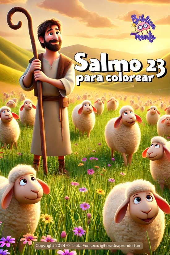 Salmo 23 Para Colorear - cover