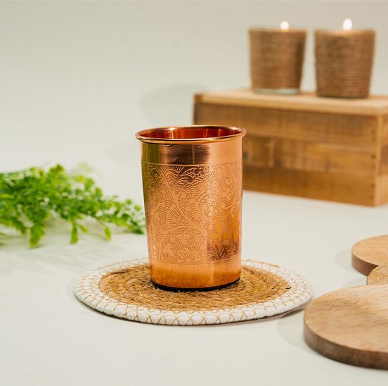 Coupe Cuivre Puur Motif Fleur Entière - 300 ml