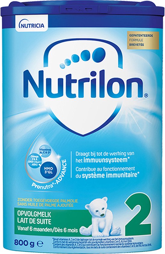 Nutrilon 2 - Opvolgmelk Baby 6-12 maanden - Babymelk in Poeder voor Flesvoeding - Blik 800g van Nutrilon — afbeelding 2
