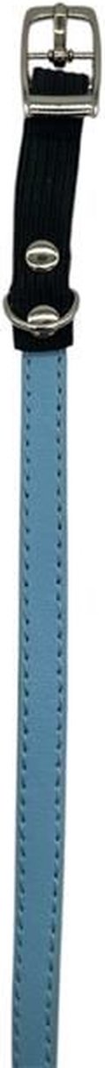 Kattenhalsband / Kleine Hondenhalsband - Lichtblauw - Diameter 8 CM - Lengte 30 CM - Breedte 0,8 CM