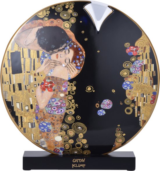 Klimt de kus op een porseleinen vaas - Nederland