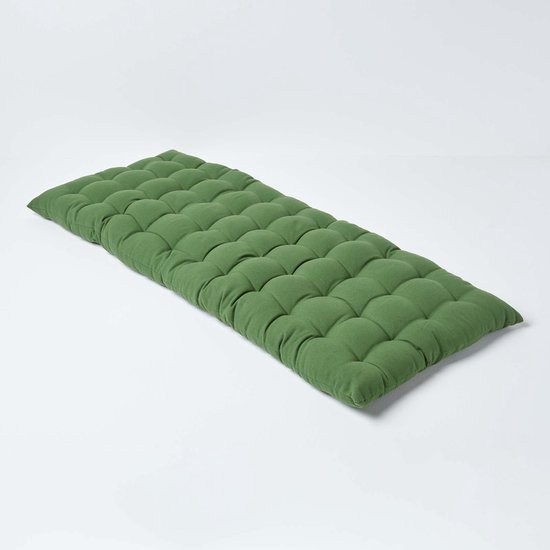 BOYIFEIJIE Bankkussen, voor buiten, 100 x 40 x 5 cm, zitkussen, van 5 cm dik schuim, wasbaar en antislip, tuinbankkussen voor binnen en buiten, grasgroen (donkergrijs, 100 x 40 x 5