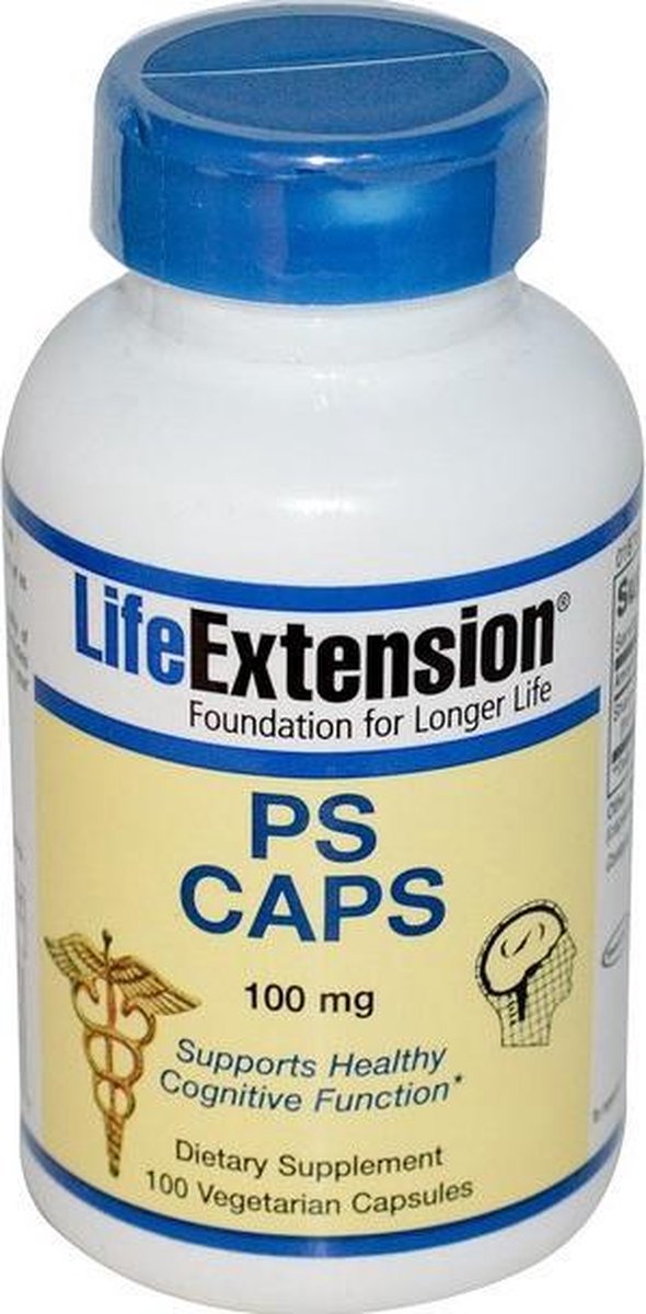 PS Caps van 100 mg (100 Veggie Caps) - Life Extension | bol