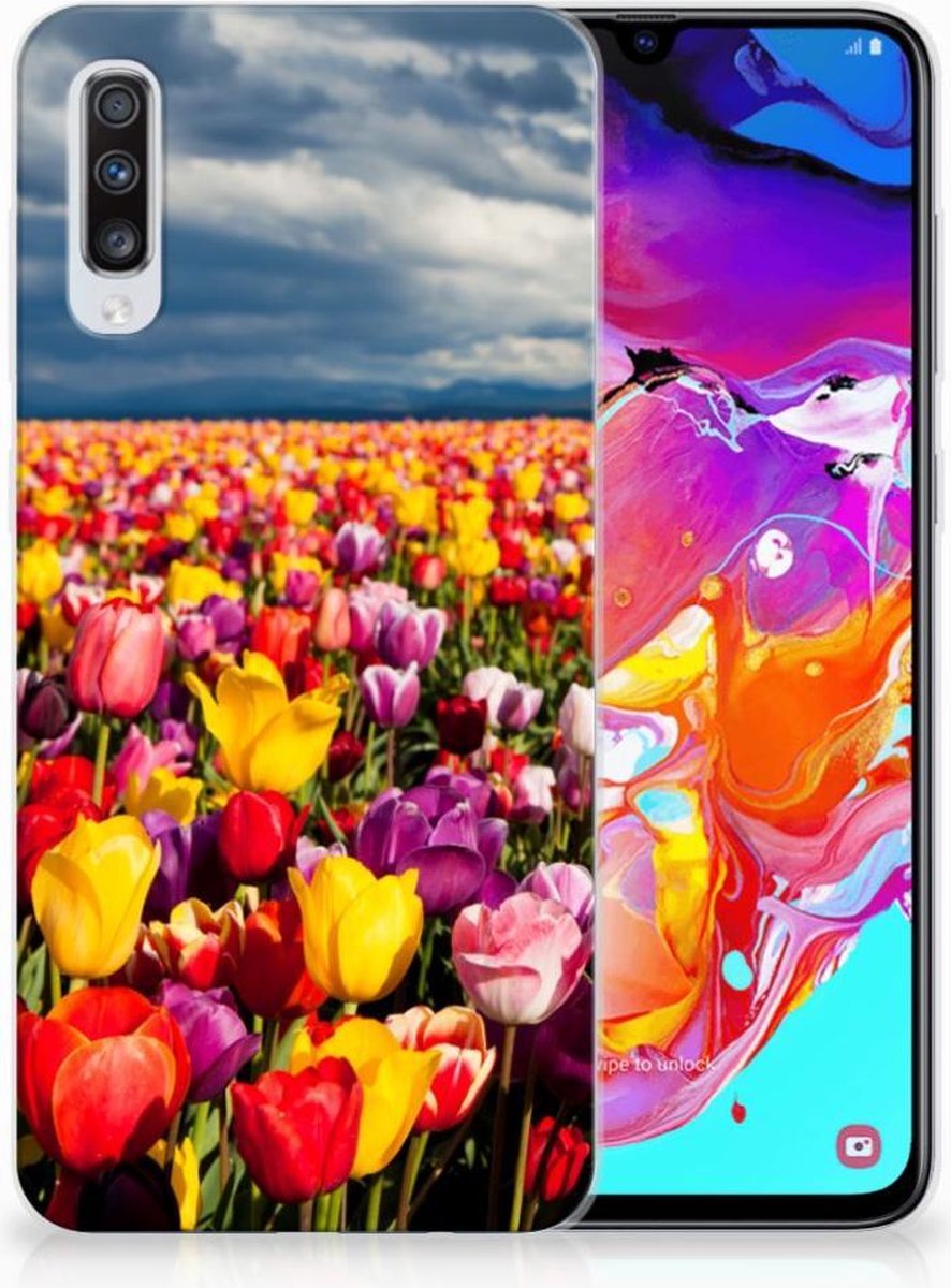 Samsung Galaxy A70 TPU Case Tulpen
