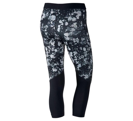 Nike Pro Cool Capri Dames Hardloopbroek - Maat S - Vrouwen - zwart/wit |  bol.com