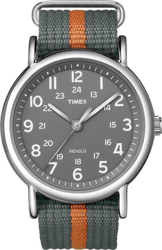 Timex Classic T2N649 Horloge - Nylon - Multi - Ø 38 mm