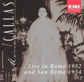 Maria Callas Live in Rome 1952 and San Remo 1954