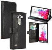 KDS Smooth Wallet case cover LG G3 zwart