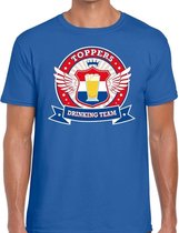 Blauw Toppers drinking team t-shirt  / shirt  blauw Toppers team heren 2XL