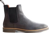 Travelin Newburgh Chelsea - Leren herenschoenen - Blauw geborsteld Leer - Maat 44