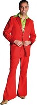 Rood seventies kostuum voor heren 60-62 (xl)