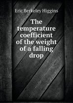 The temperature coefficient of the weight of a falling drop