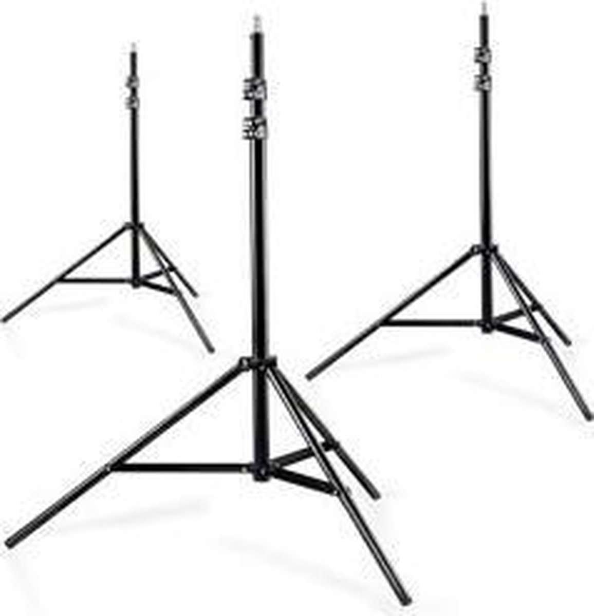 Walimex Set van 3 WT-806 Lamp Statieven, 256 cm
