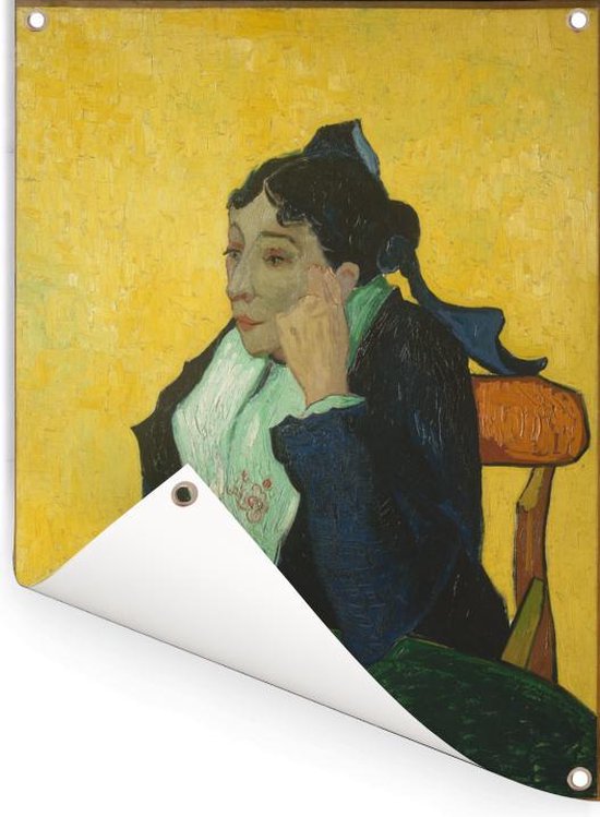 L'Arlésienne - Peinture de Vincent van Gogh Jardin poster 30x40 cm - petit - Toile de jardin / Toile d'extérieur / Peintures d'extérieur (décoration de jardin)