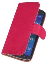 BestCases  Lederen Booktype Wallet Hoesje Samsung Galaxy Express i8730 Pink