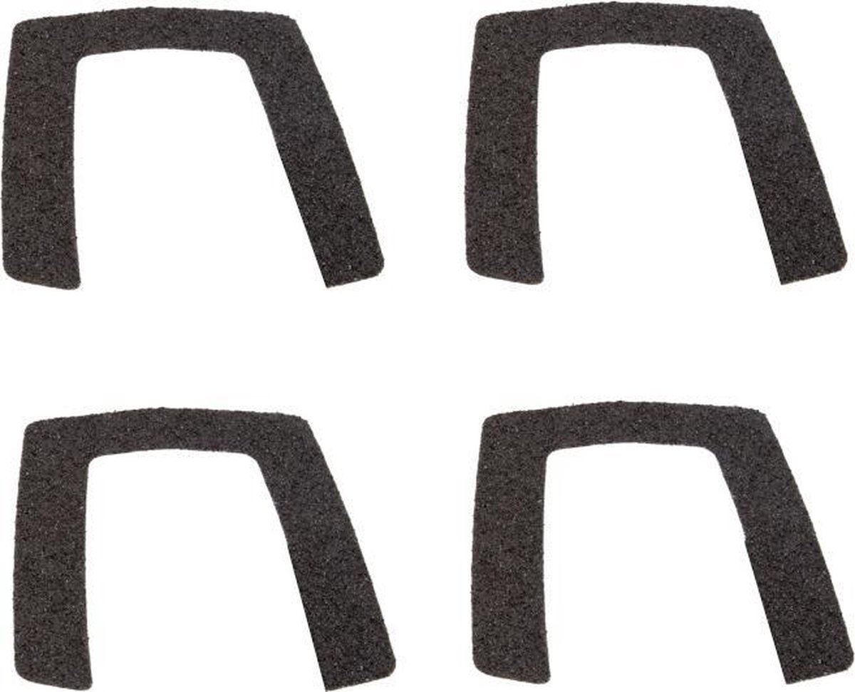 Ergotec Stickers Schuurpapier Voor Pedalen-ep-f 4 Stuks Zwart