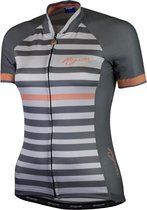 Ds Wielershirt KM Ispira Grijs/Coral XL