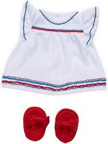 Baby Stella Poppenkleertjes Jurk met sandaaltjes - 35 cm