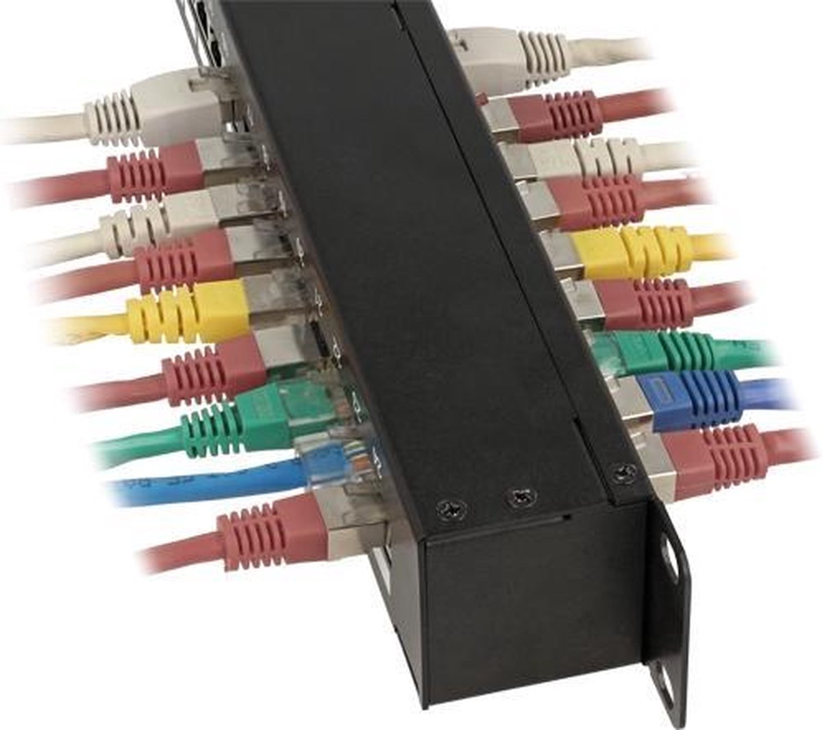 DIGITUS Patch Panel - 19-inch - Cat-5e - 24-poorts RJ45 - niet