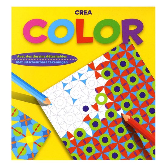 Cover van het boek 'Crea Color met uitscheurbare tekeningen'