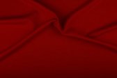 Texture/polyester stof - Rood - 25 meter