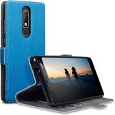 Nokia 5.1 hoesje - CaseBoutique - Blauw - Kunstleer