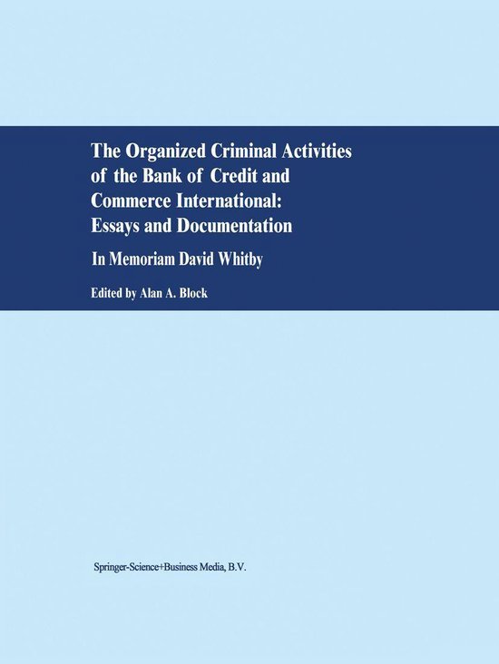 Law and Criminology (R0) - The Organized Criminal Activities ... - cover