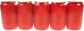 Jean Products Herdenkingskaarsen Rood 5 kaarsen