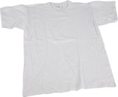 T-shirt, afm XX-large , wit, ronde hals, 1 stuk