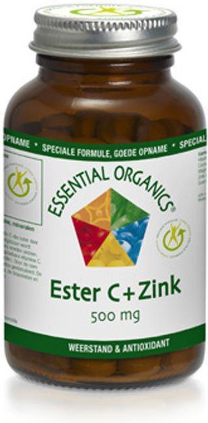 Essential Organics® Ester C complex + Zink - 60 Tabletten - Vitaminen |  bol.com