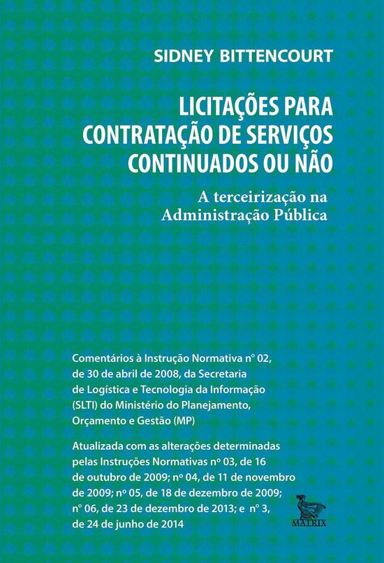 Licitações para contratação de serviços continuados ou  ... - cover