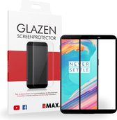 BMAX Screenprotector Full Cover 3D geschikt voor OnePlus 5T | Dekt het volledige scherm | Beschermglas | Tempered Glass