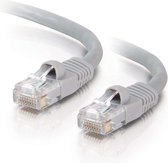 C2G Cat5E Booted Unshielded (Utp) Network Patch Cable - Verbindingskabel - Rj-45 (M) Naar Rj-45 (M) - 15 M - Utp - Cat 5E - Gevormd Zonder Haken Met Strengen - Grijs