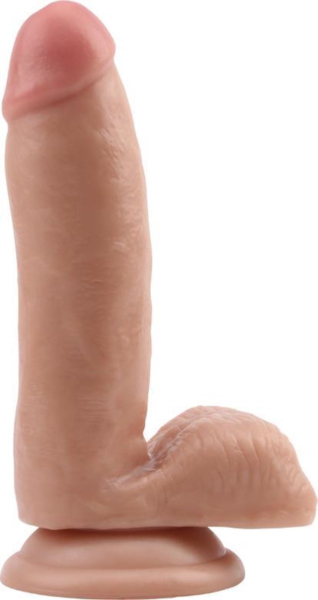 Goedkoopste Dildo Dual density Fashion Dude 17 x 3.6 cm Tan