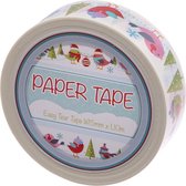 Kerstmis Roodborstje Zelfklevende Tape 10m Plakband Masking Washi Decoratietape Kerst