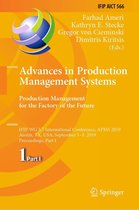 IFIP Advances in Information and Communication Technology 566 - Advances in Production Management Systems. Production Management for the Factory of the Future