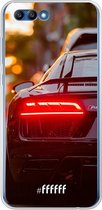 Honor 10 Hoesje Transparant TPU Case - Audi R8 Back #ffffff