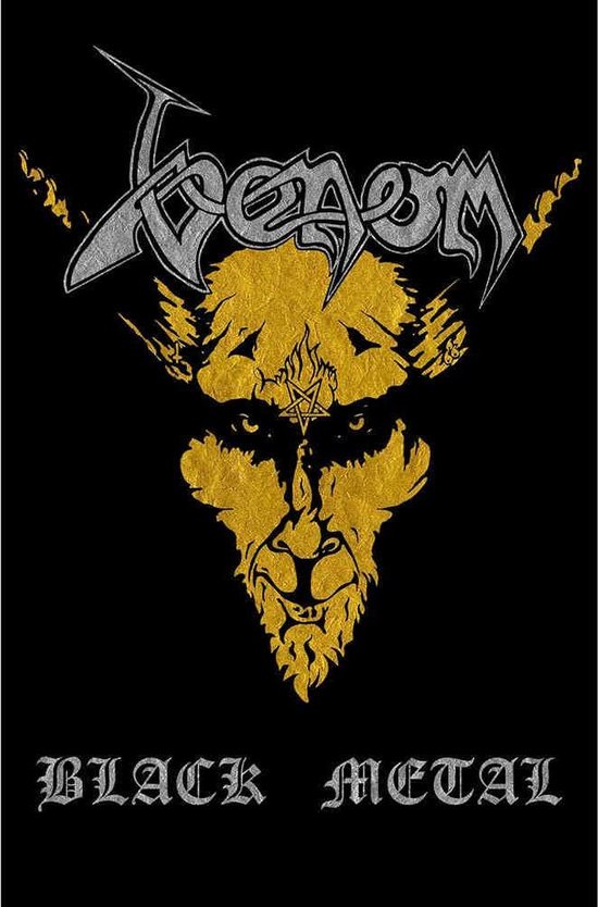 Venom - Black Metal Textiel Poster - Multicolours