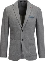 WE Fashion Heren gemêleerde slim fit blazer - Maat M (50)