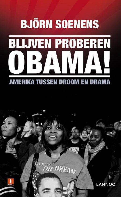Cover van het boek 'Blijven proberen Obama!' van B. Soenens