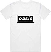 Oasis Heren Tshirt -XL- Decca Logo Wit