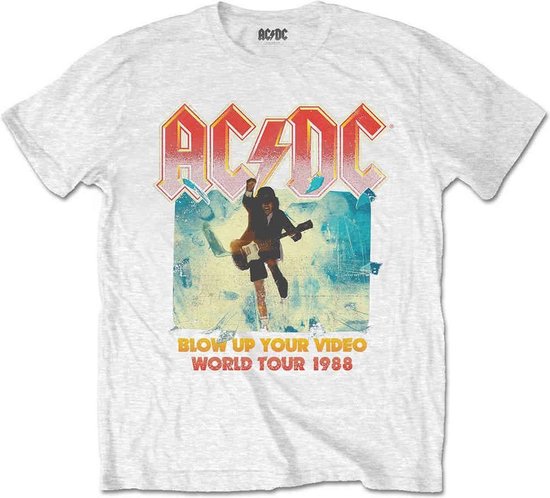 AC/DC - Blow Up Your Video Heren T-shirt - L - Wit