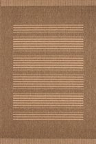 Beige Bruin vloerkleed - 200x290 cm  -  A-symmetrisch patroon - Modern