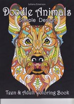 Doodle Animals Simple Design Coloring Book - Juliana Emerson - Kleurboek voor volwassenen