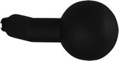 Deurknop - Zwart - RVS - GPF bouwbeslag - GPF8859.61 verkropte knop 55x16mm tbv VH-schilden vast incl. wisselstift zwart