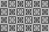 Walplus Emma Monochromatisch Victoriaanse Tegelsticker - Zwart/Wit - 15x15 cm - 24 stuks
